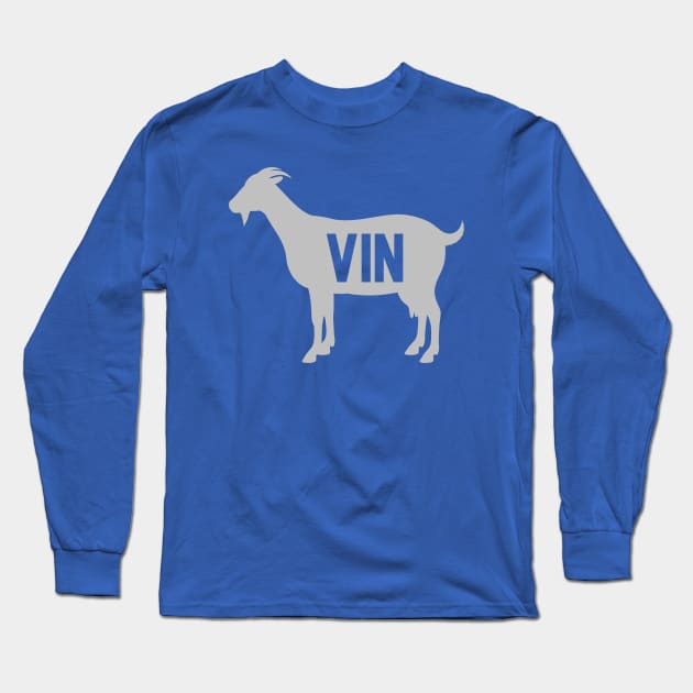 Dodgers Vin Scully GOAT Long Sleeve T-Shirt by N8I